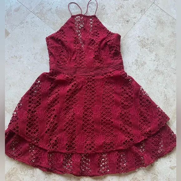 papaya lace dress Altar'd State | Dylan Lace Maxi Dress | PAPAYA